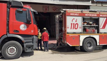 Kocaeli’de iş yerinde yangın