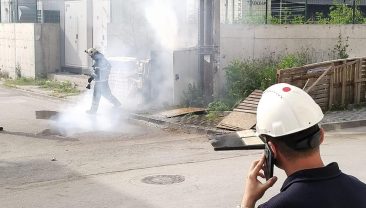 Trafo yangını paniğe neden oldu