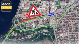 Sürücüler dikkat! Başiskele Kavşağı’nda gece mesaisi uyarısı