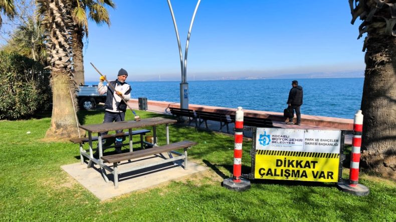 Büyükşehir sahilleri yaza hazırlıyor