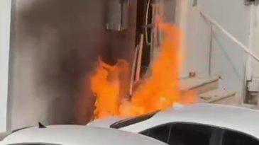 Film sahnesi gibi: Doğal gaz kokusunun ardından kabusu yaşadılar