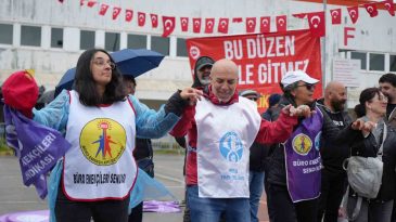 İşçi ve emeğin kenti Kocaeli’de 1 Mayıs halaylarla kutlandı