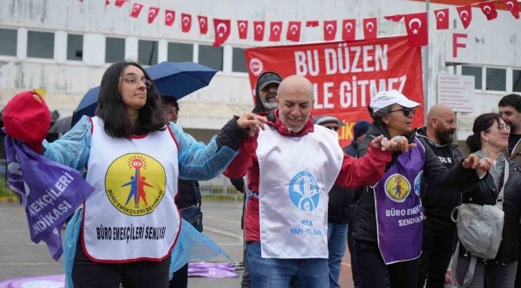 İşçi ve emeğin kenti Kocaeli’de 1 Mayıs halaylarla kutlandı