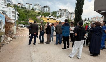 İzmit’te toprak kayması: 5 bina boşaltıldı