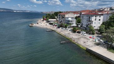 Değirmendere sahili yeni çehresine kavuşuyor