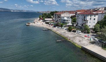 Değirmendere sahili yeni çehresine kavuşuyor