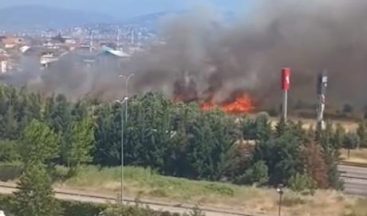 Korkunç yangın: Bölgedeki evler tahliye edildi