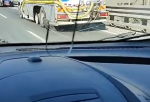 TEM’de lastik patladı, trafik kilitlendi