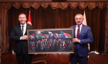MHP’nin yeni İl Başkanı Enes Emengen’den Başkan Büyükakın’a ziyaret