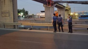 Kocaeli’de şok! Üst geçitte asılı şekilde ölü bulundu