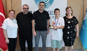 Süper Minikler Judo Türkiye Şampiyonu Kadir Musab Tabak’tan Başkan Özlü’ye Ziyaret