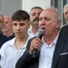 CHP İl Başkanı Arcan, Başkan Hürriyet’in oğlu Aras ile sahneye çıktı vatandaşlara seslendi