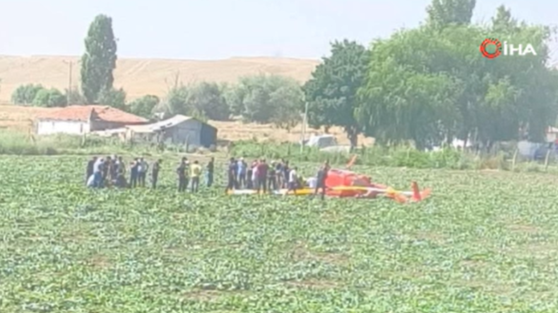 SON DAKİKA! Helikopter düştü: Yaralılar var