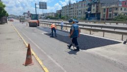 Körfez’de yollara yakın markaj: Fen İşleri ekipleri sahada