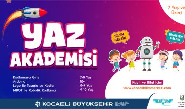 Kocaeli Bilim Merkezi’nde Yaz Akademisi başlıyor!