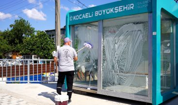 Kocaeli’de yolcu duraklarına bahar temizliği: Hijyen ve konfor bir arada