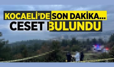 Kocaeli’de ceset bulundu