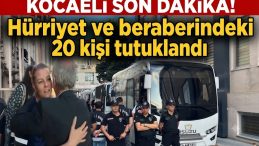 İzmit Belediye Başkanı Hürriyet ve beraberindeki 20 kişi tutuklandı