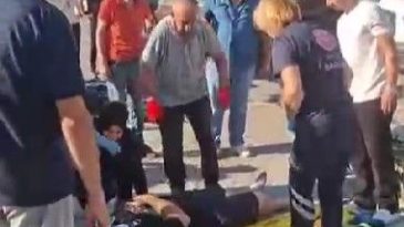 Yeni aldığı mobiletle kamyonete çarptı: 1 yaralı