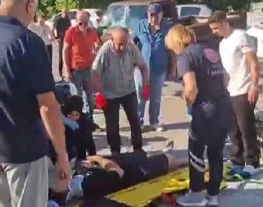 Yeni aldığı mobiletle kamyonete çarptı: 1 yaralı