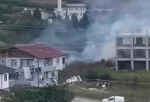 Kocaeli’de korkunç yangın! Evin bahçesi alev aldı