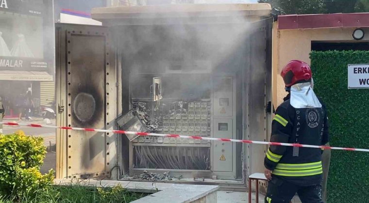 İzmit’in merkezinde korkutan yangın