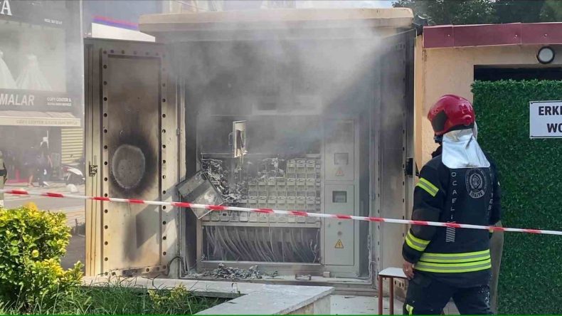 İzmit’in merkezinde korkutan yangın