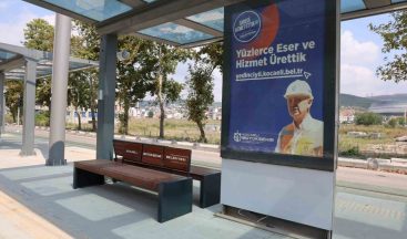 Tramvay duraklarına vatandaş için bu da yapılıyor