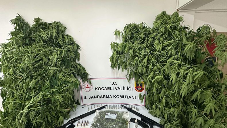Jandarmadan Kartepe’de uyuşturucu ve silah operasyonu: 2 tutuklama