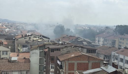 İzmit’te iş yerinde yangın