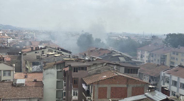 İzmit’te iş yerinde yangın