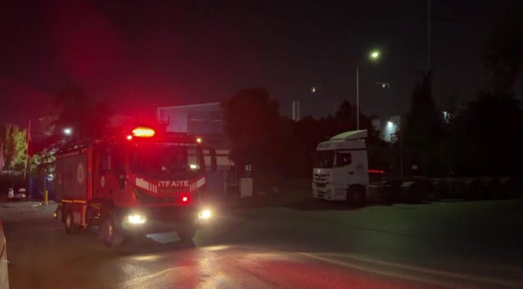 Kozmetik fabrikasında kimyasal madde alarmı