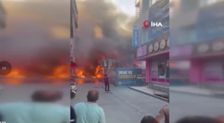 Mahallede korku dolu anlar: Vatandaş sokağa döküldü