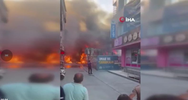 Mahallede korku dolu anlar: Vatandaş sokağa döküldü