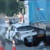 Kocaeli’nin iki ilçesinde 8 araç zincirleme kazaya karıştı