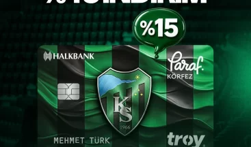 Yeşil-Siyahlı taraftara kombine müjdesi: Paraf Körfez Kart sahiplerine %15 indirim