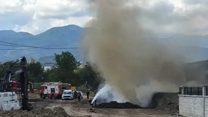 Kocaeli’de ana doğalgaz hattı patladı, mahalle boşaltıldı