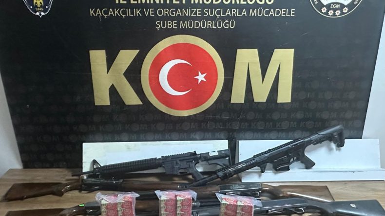 Komşuda silah kaçakçılığı operasyonu: 2 gözaltı