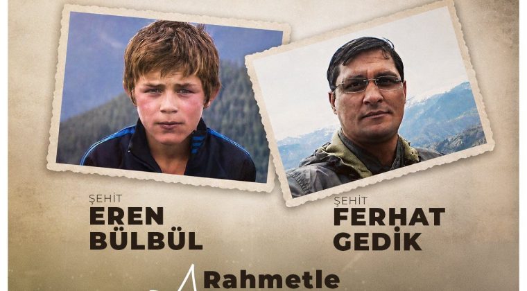 İçişleri Bakanlığı’ndan şehit Eren Bülbül ve Ferhat Gedik için duygusal anma mesajı