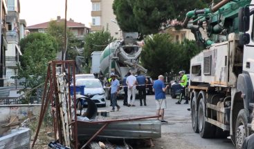 Beton mikserinin altında kalan kadın hayatını kaybetti