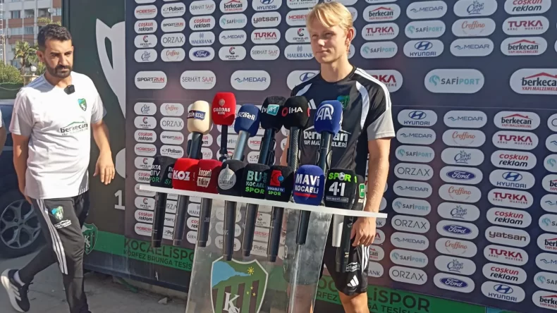 Kocaelispor’un yeni transferi Tobias Gulliksen: “Kariyerim için önemli bir adım”