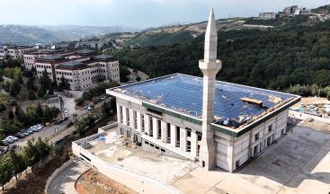 Umuttepe Camii ve Otopark Projesi’nde sona doğru: Çalışmaların yüzde 90’ı tamamlandı