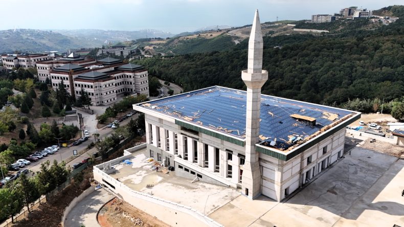Umuttepe Camii ve Otopark Projesi’nde sona doğru: Çalışmaların yüzde 90’ı tamamlandı