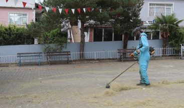 Kartepe’de ders zili öncesi eğitim yuvalarında temizlik seferberliği