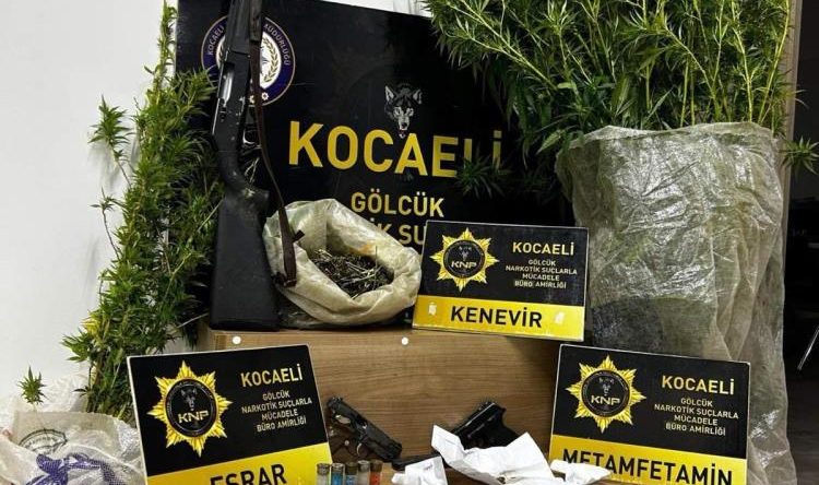Uyuşturucu operasyonunda esrar, metamfetamin ve kenevir ele geçirildi