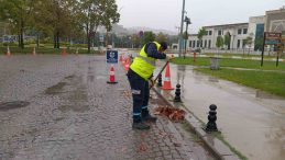 Kocaeli Büyükşehir Ekipleri yağışa karşı seferber oldu