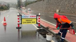 Kocaeli’de yağış öncesi ekipler sahaya çıktı