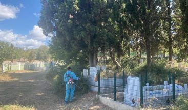 İzmit’te mezarlık alanlarına Büyükşehir dokunuşu