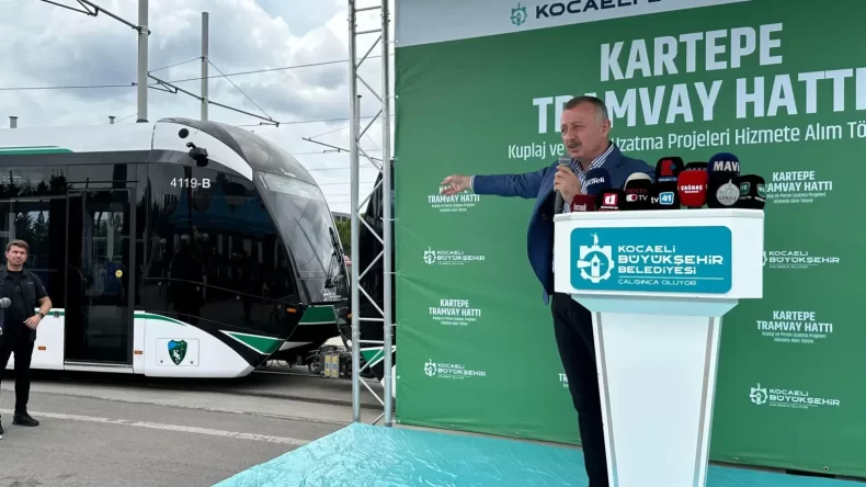 Büyükakın’dan tramvay açıklaması: “Körfez, Derince ve Gebze’ye uzatılmayacak”