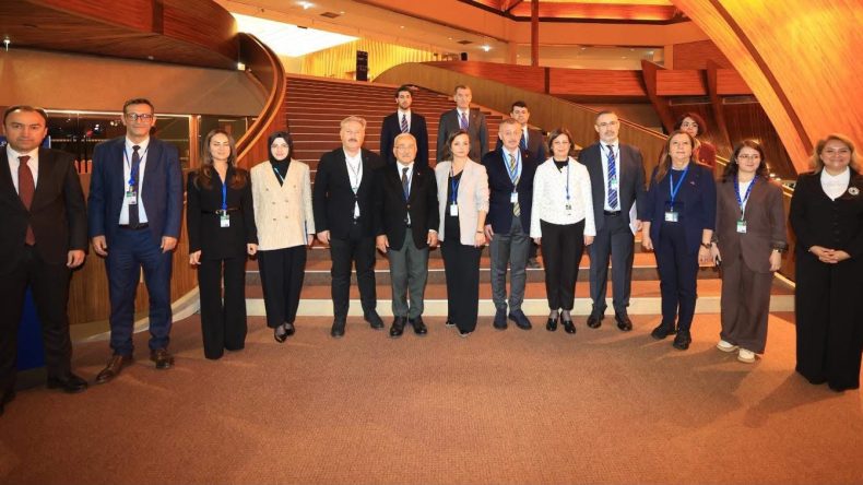 Başkan Büyükakın, Strazburg’da Türk heyetine başkanlık etti